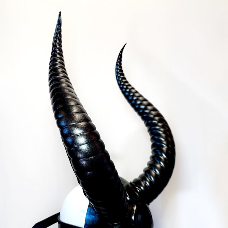 CECILIO LEATHER DESIGNS Big Horns Face Mask