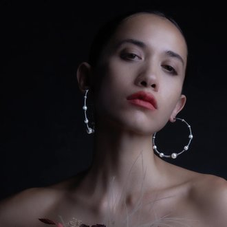 MARIELLA PILATO Galactic Hoop Earrings MARIELLA PILATO Galactic Hoop Earrings