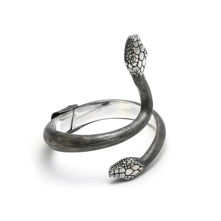 MARIELLA PILATO Sterling Silver Serpentiform Bracelet