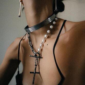 WILDHORN Steel & Leather Choker WILDHORN Steel & Leather Choker