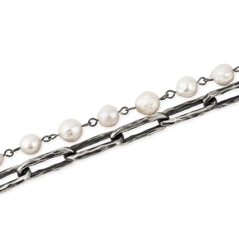 WILDHORN Chain & Pearls Bracelet