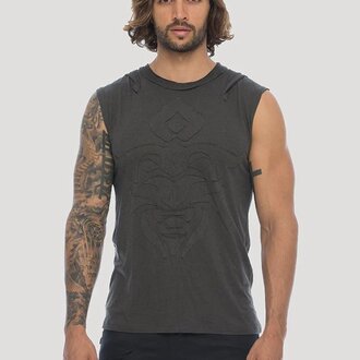 PSYLO Mask Sleeveless Hoodie PSYLO Mask Sleeveless Hoodie