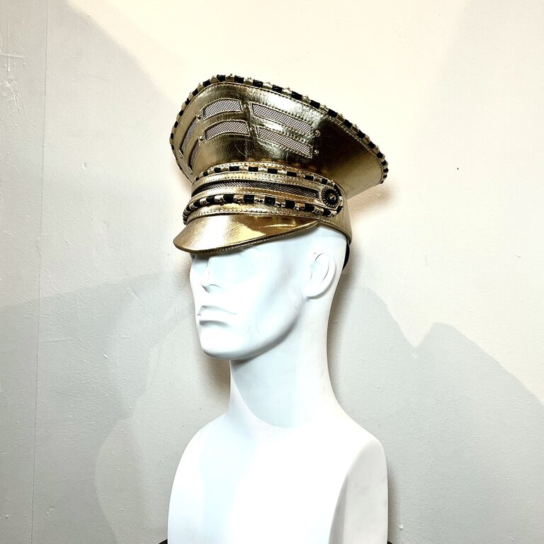 MALAKAI Military Leather Cap