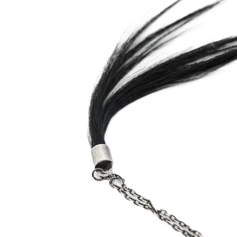 WILDHORN Yak Hair Pendant Chain Necklace