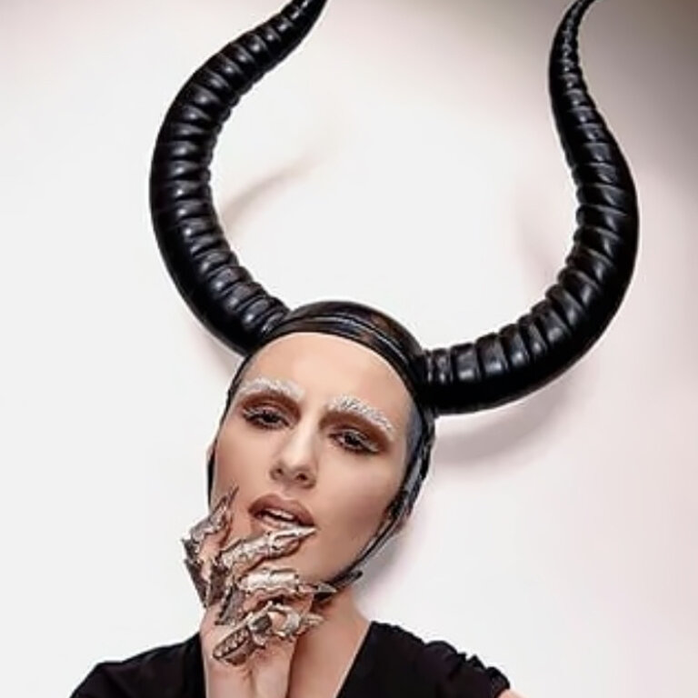 CECILIO LEATHER DESIGNS Madonna Horns