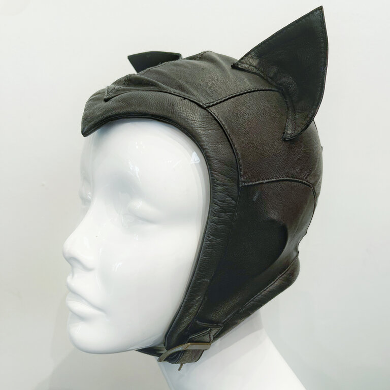 FIVE & DIAMOND Leather Cat Hat Helmet