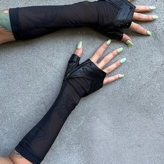 FIVE & DIAMOND Arbalest Gloves Mesh/Leather Extra Long FIVE & DIAMOND Arbalest Gloves Mesh/Leather Extra Long