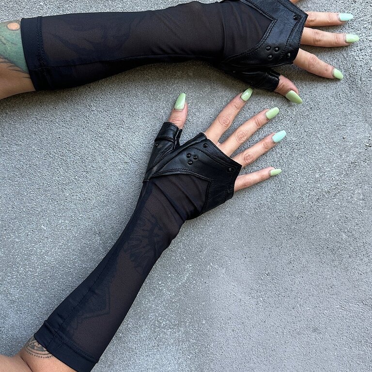 FIVE & DIAMOND Arbalest Gloves Mesh/Leather Extra Long