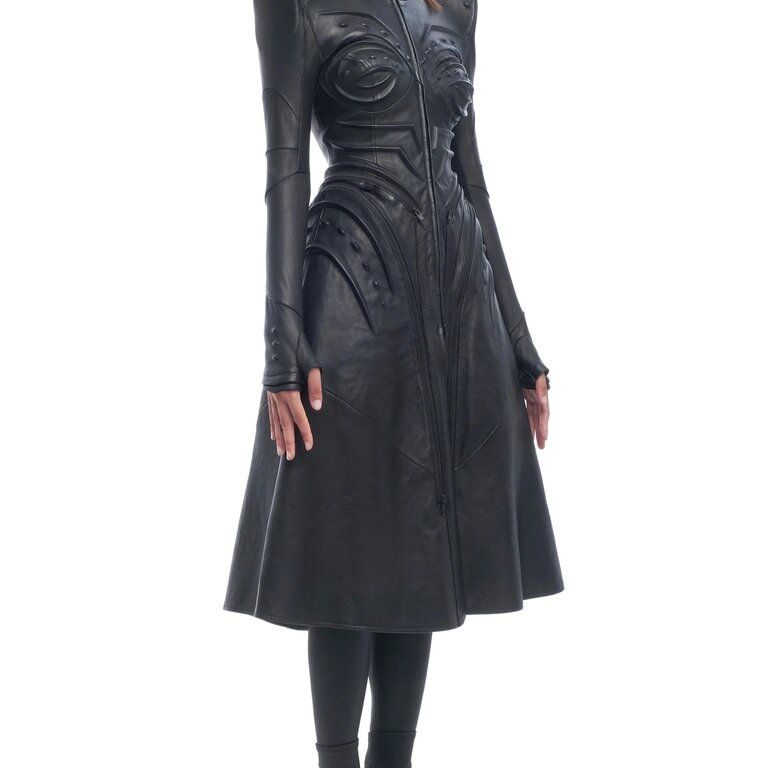 GELAREH Arctora Leather Coat