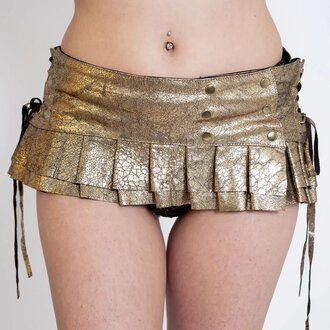 KAYO ANIME CLOTHING Mini Skirt Belt Leather KAYO ANIME CLOTHING Mini Skirt Belt Leather