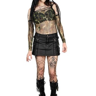 LIP SERVICE Future Division Industrial Love Waxed Cargo Mini Skirt LIP SERVICE Future Division Industrial Love Waxed Cargo Mini Skirt