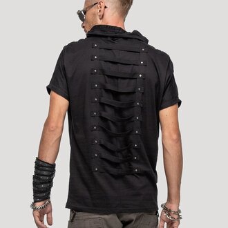 PSYLO Slashed Batwing Tee PSYLO Slashed Batwing Tee