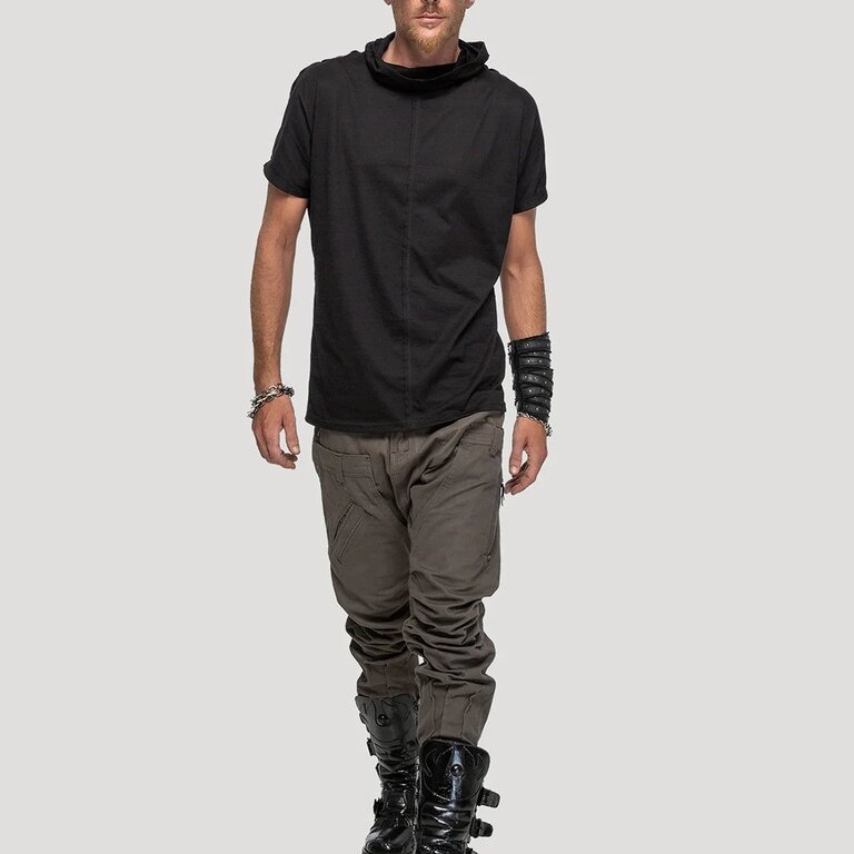 PSYLO Slashed Batwing Tee
