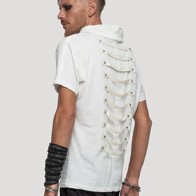 PSYLO Slashed Batwing Tee