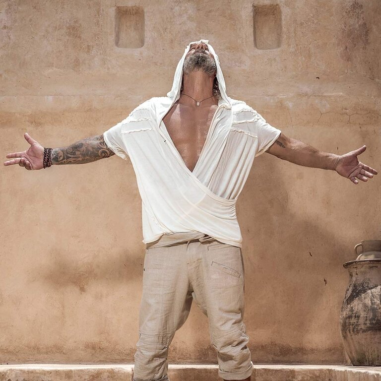 PSYLO Lynx Baggy Hooded Tee