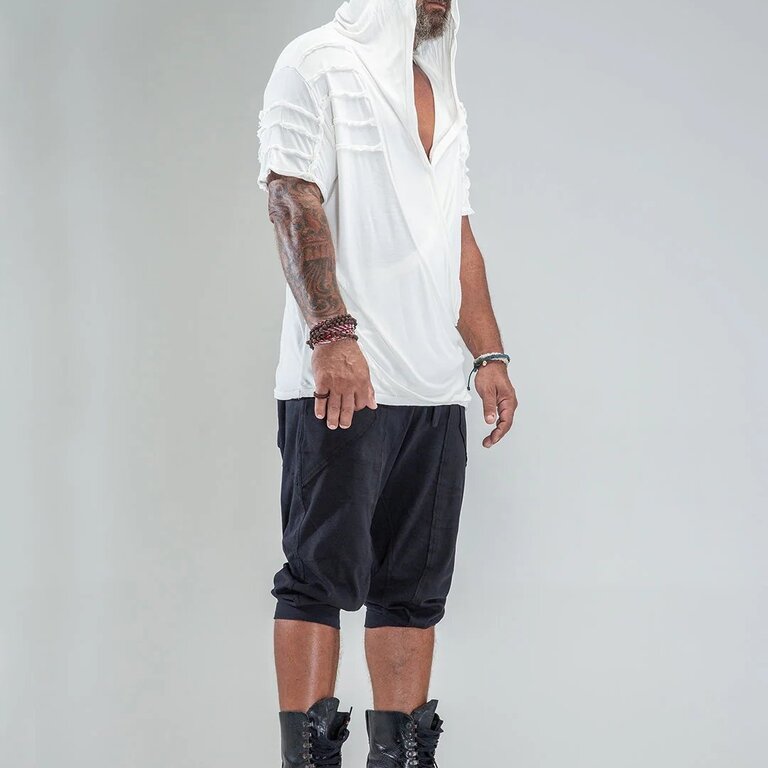 PSYLO Lynx Baggy Hooded Tee