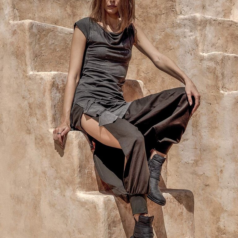 PSYLO Willow Asymmetric Tunic