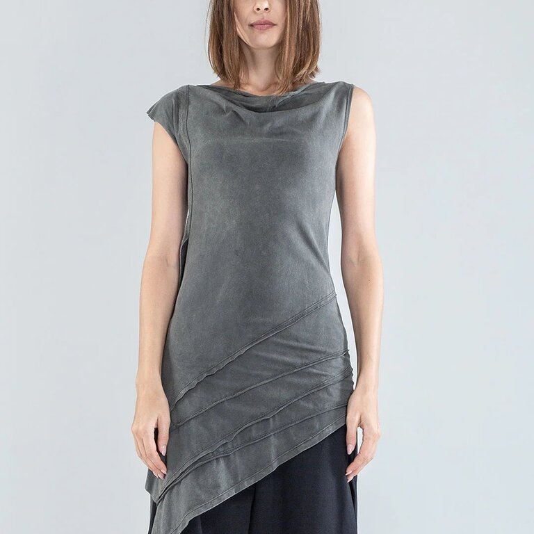 PSYLO Willow Asymmetric Tunic