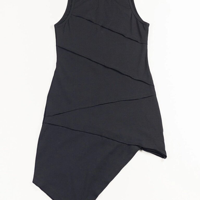 PSYLO Acacia Sleeveless Mini Asymmetric Dress