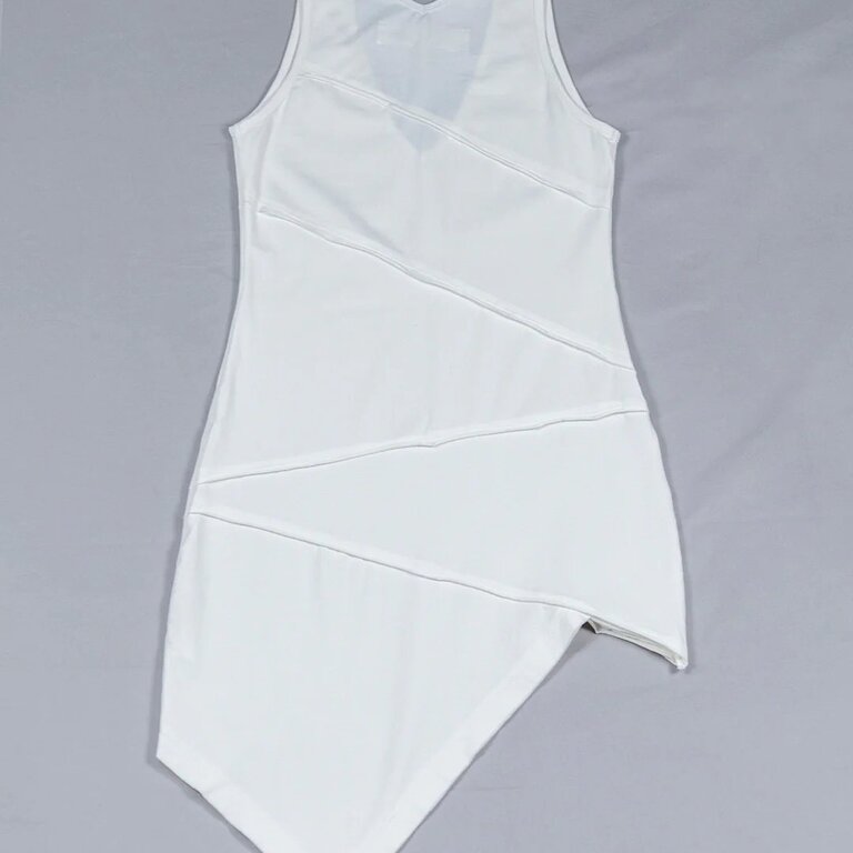 PSYLO Acacia Sleeveless Mini Asymmetric Dress
