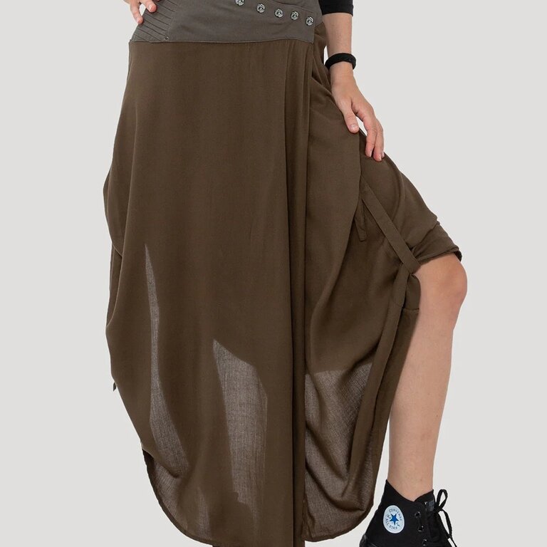 PSYLO Nana Wrap Long Skirt