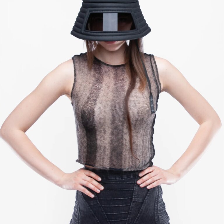 DEMOBAZA Bucket Hat Visor Onyx