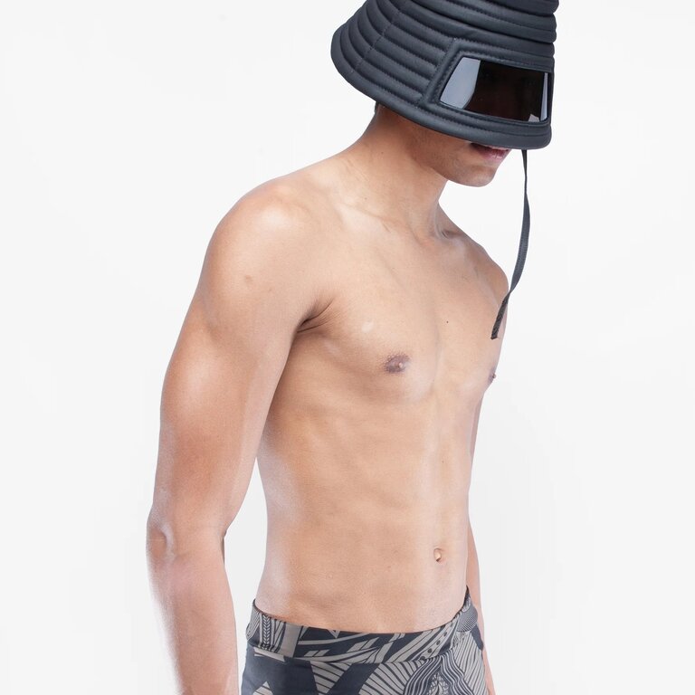 DEMOBAZA Bucket Hat Visor Onyx
