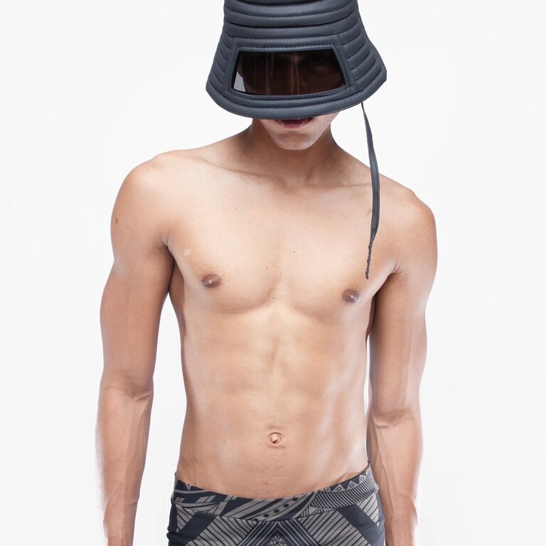 DEMOBAZA Bucket Hat Visor Onyx
