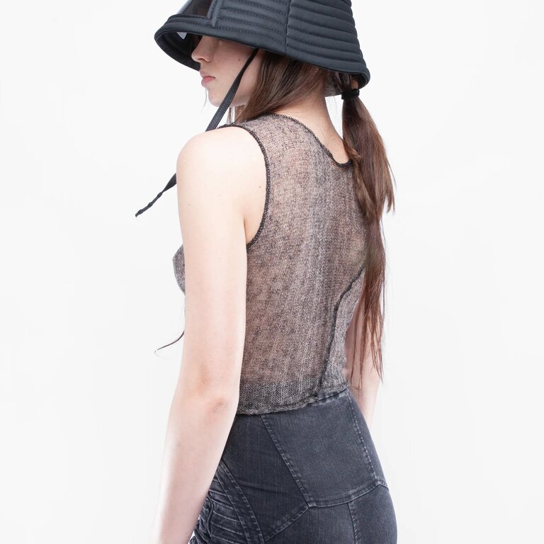 DEMOBAZA Bucket Hat Visor Onyx