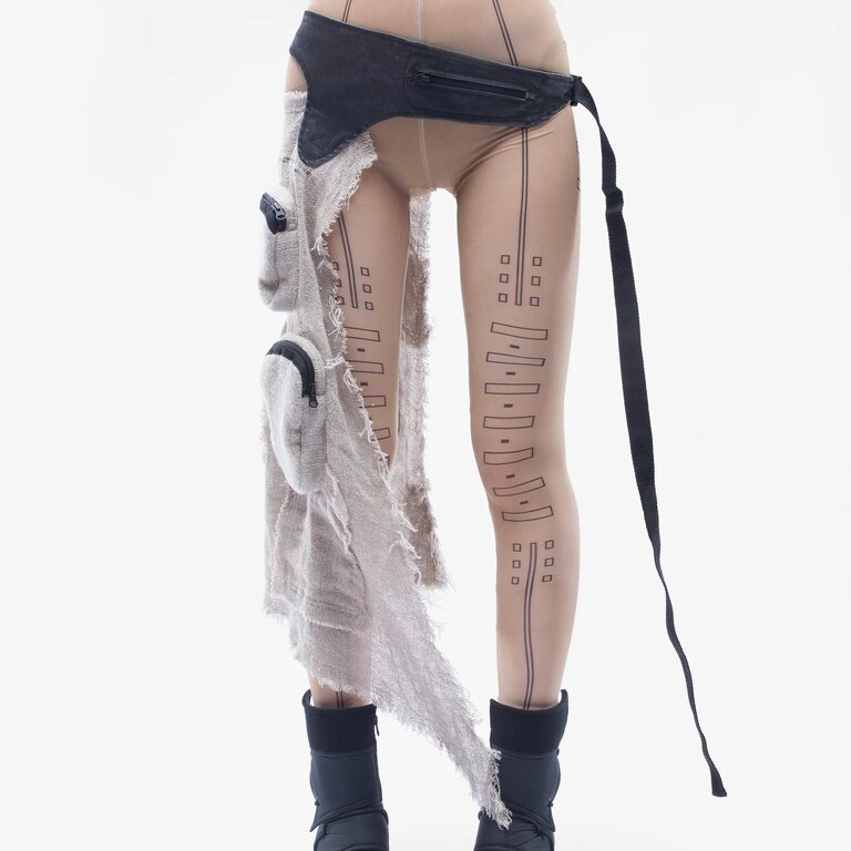 DEMOBAZA Belt Skirt Hobo