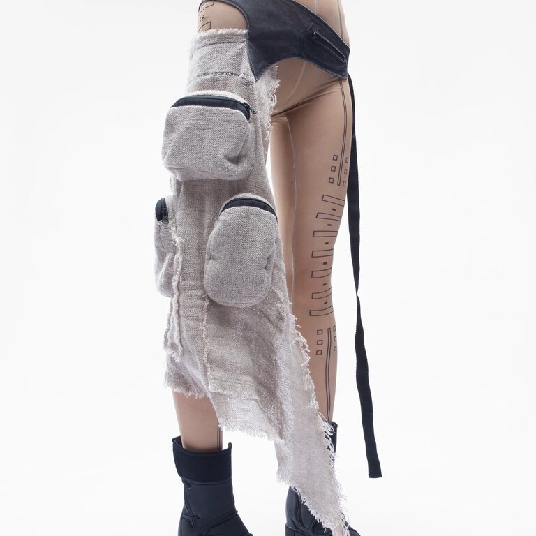 DEMOBAZA Belt Skirt Hobo