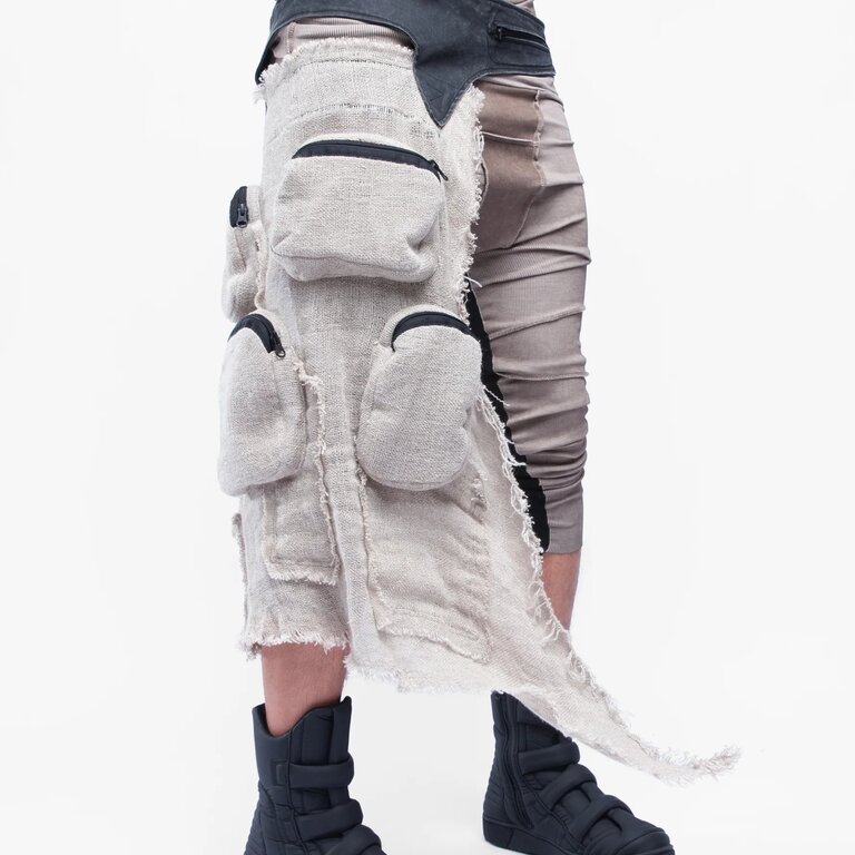 DEMOBAZA Belt Skirt Hobo