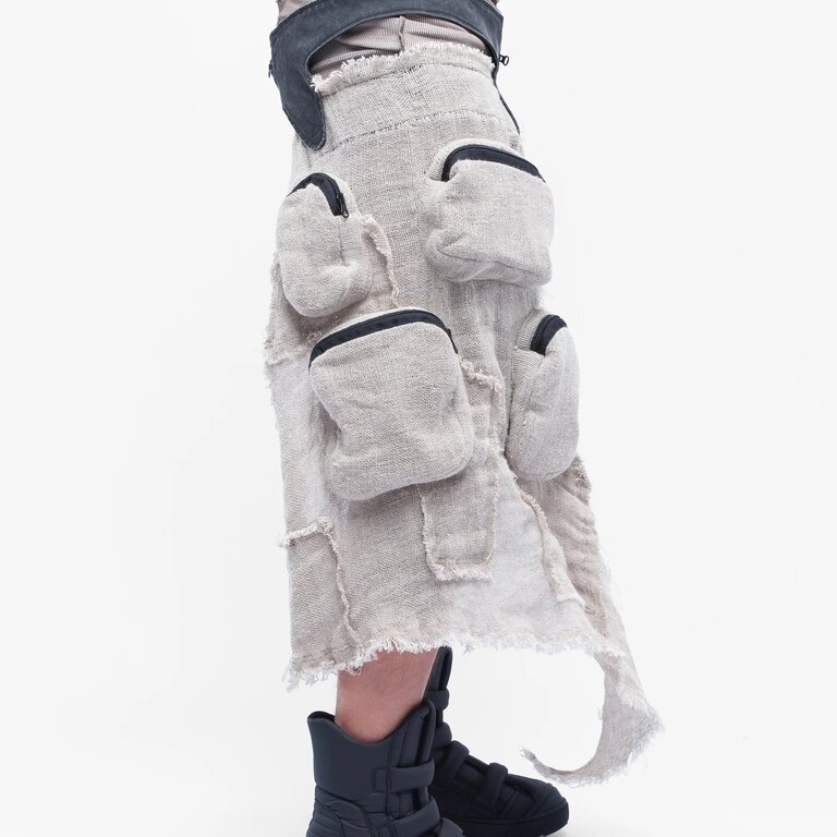 DEMOBAZA Belt Skirt Hobo