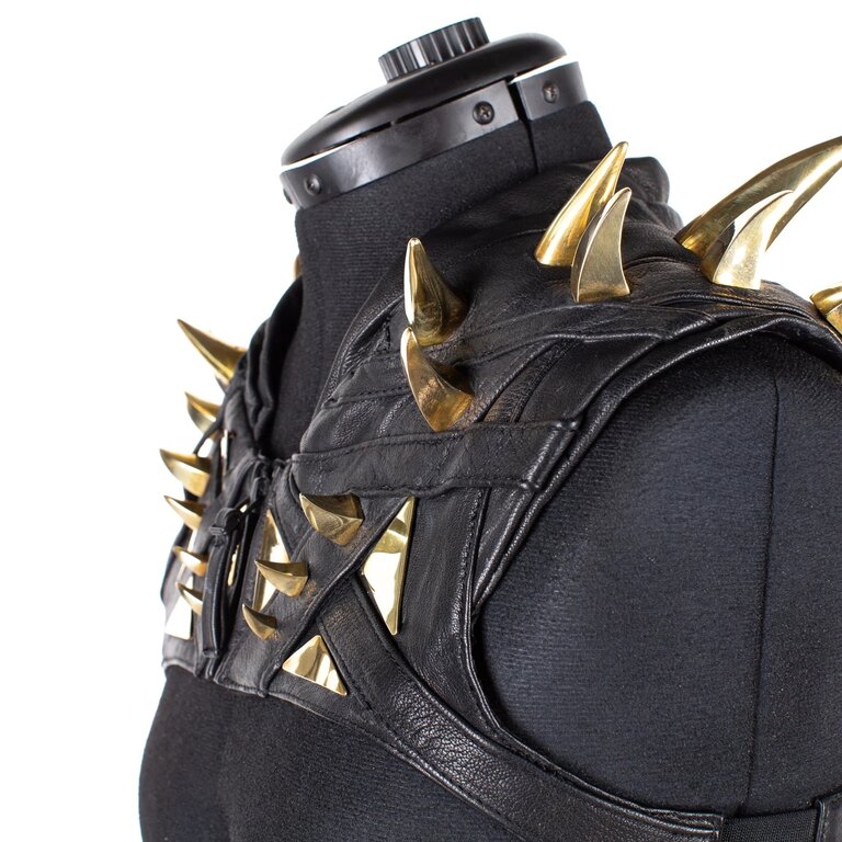 JUNGLE TRIBE Mad Royal Metal Spike Chest Plate
