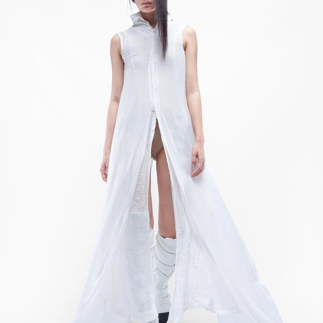 demobaza dress inner grid Dress Samadhi Woman DressDemowoman DEMOBAZA | futuristic, post apocalyptic clothing