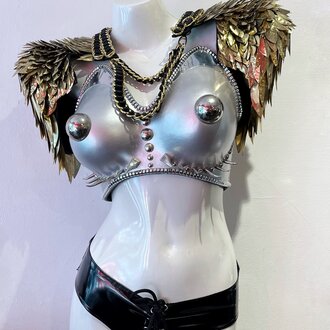 CECILIO LEATHER DESIGNS Chest Bustier