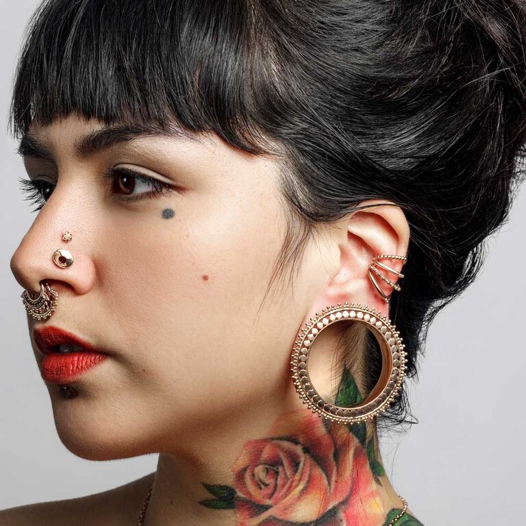 TAWAPA Little Beaded Warrior Ear Cuff (Single)