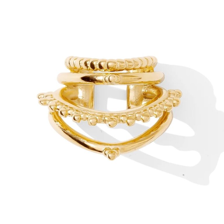 TAWAPA Little Beaded Warrior Ear Cuff (Single)