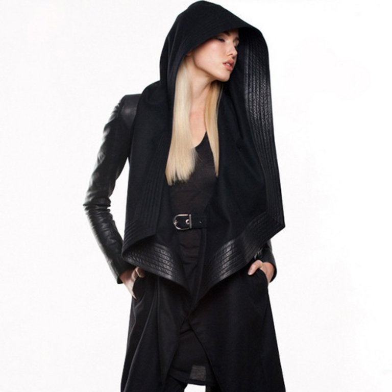 JONNY COTA Hooded Wool Coat