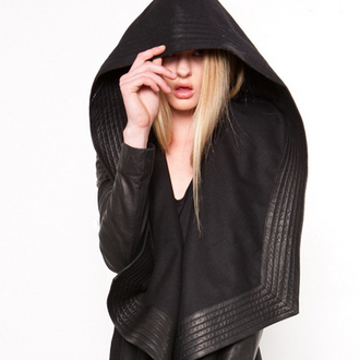 JONNY COTA Hooded Wool Coat