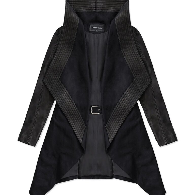 JONNY COTA Hooded Wool Coat