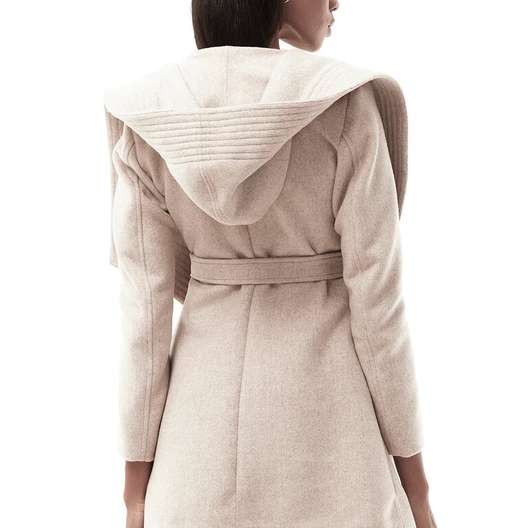 JONNY COTA Draped Hood Coat