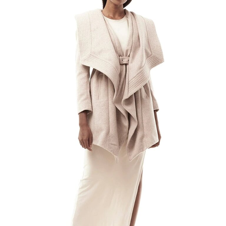 JONNY COTA Draped Hood Coat