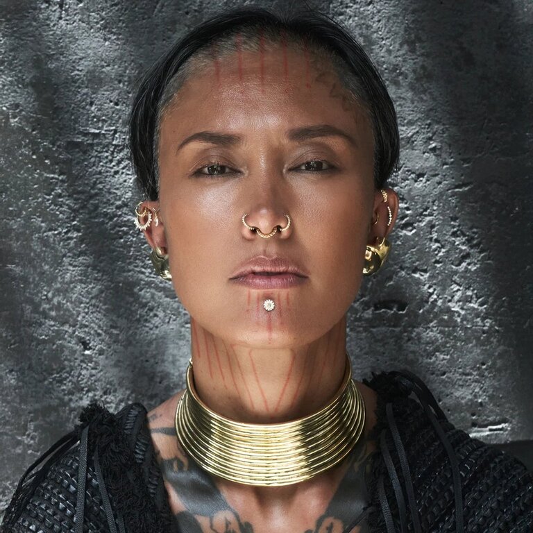 TAWAPA Coil Collar  Necklace