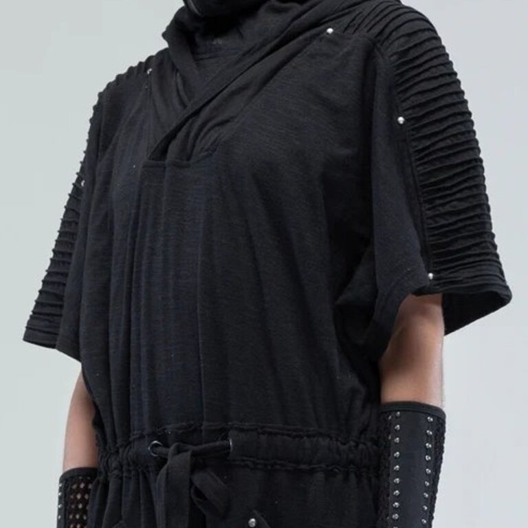 PSYLO Sonic Hooded Tunic Dress