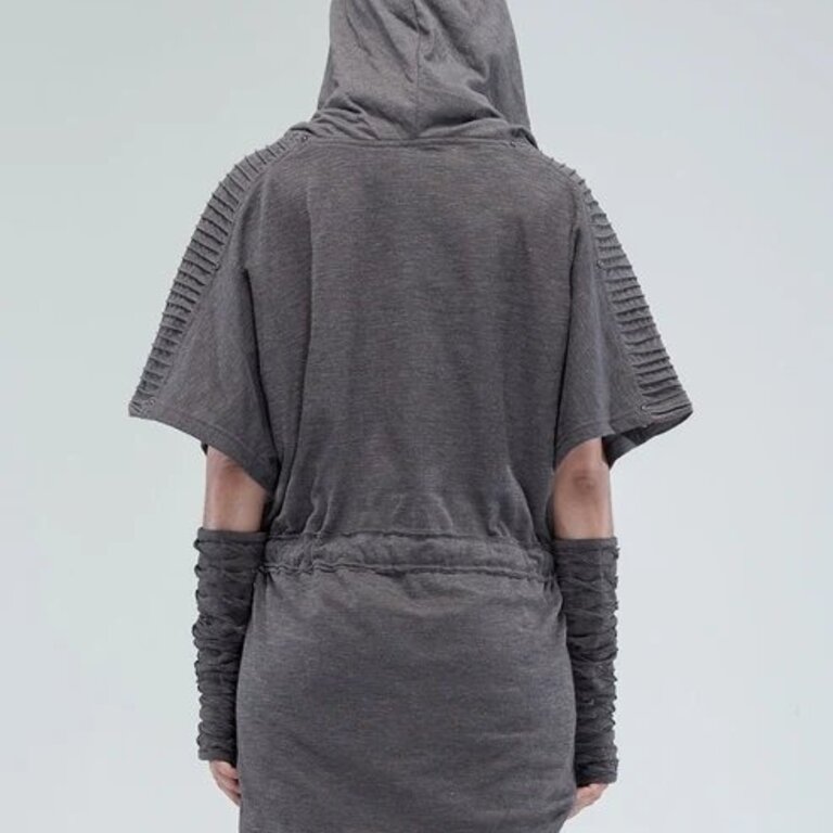 PSYLO Sonic Hooded Tunic Dress