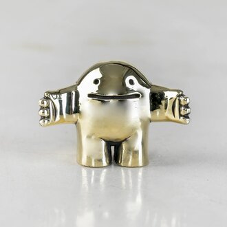 BLAMO Brass Hug Figurine