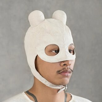 BLAMO Roo Aviator Mask Bone