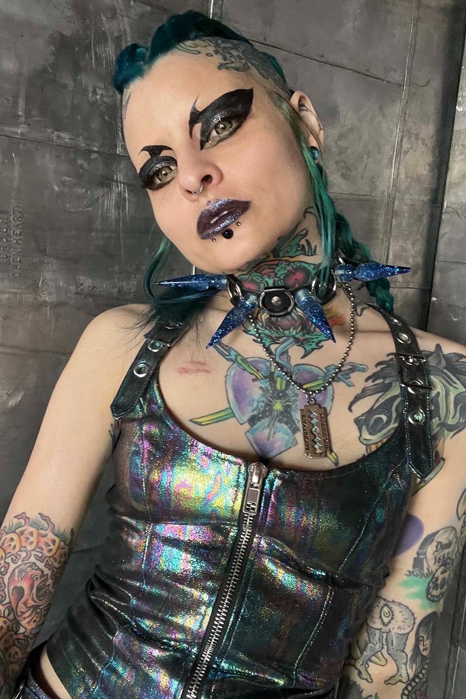 Lip Service-Hardcore Classic PVC Bustier - Ceiba