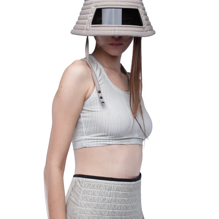 DEMOBAZA Bucket Hat Visor Void